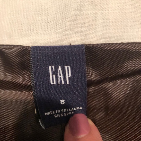 Gap Herringbone Tweed A-Line Wool Skirt - Picture 2 of 6